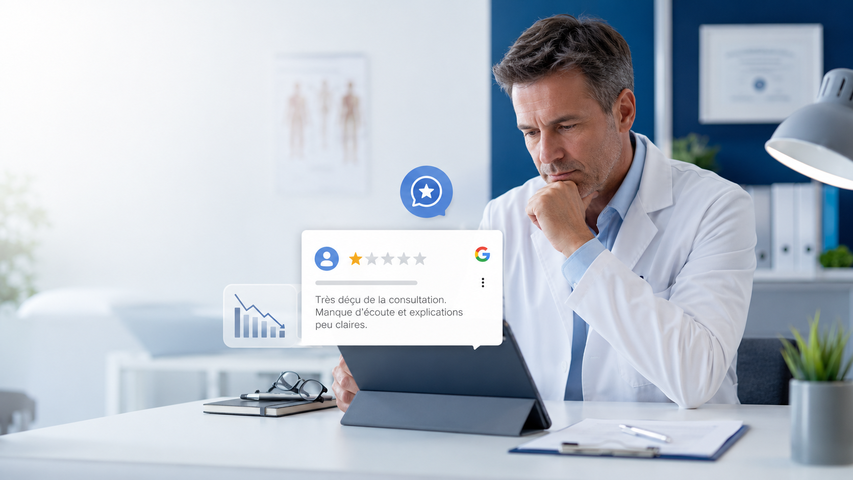 Un patient a laissé un avis Google négatif : que peut faire un médecin ?
